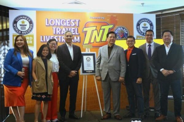 PH为TNT提供动力的最长旅行直播创造了吉尼斯世界纪录